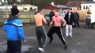 Уличная драка. Большой против малого/street fight Big vs small