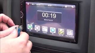 Hyundai Santa Fe Classic //установка 2 din магнитолы