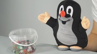 Поиграйка с Егором - Кротик играет с шариками орбиз ( orbeez)и кинетическим песком