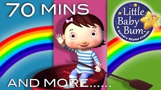 Row Row Row Your Boat | And More Nursery Rhymes | 70 Minutes Compilation from LittleBabyBum!