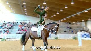 Lily Jo Becker - Kira Sophie Duzy - Doppel 12 - DJM Voltigieren München 2018