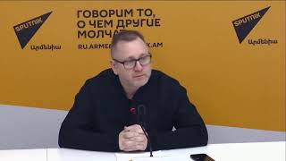 Пресс-конференция раненного в Карабахе российского военкора Юрия Котенка
