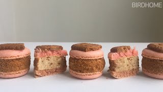 [버드홈] 로투스 뚱카롱 만들기 [BirdHome] How To Make Lotus Macaron