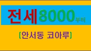 안서동 코아루 59,방3개 신혼집 전세 두정동 전월세 안전한 전세 천안 아산 전세 월세 8000만