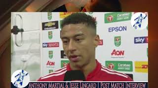 Anthony Martial y Jesse Lingard | Entrevista del partido - Manchester United vs Burton 4-1