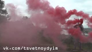 Smoke Fountain (Смок Фонтан) красный 40 сек, Цветной дым, польские дымовые шашки
