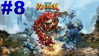 Knack 2 Walkthrough Gameplay Part 8 Chapter 8 (PS4 Pro) - No Commentary