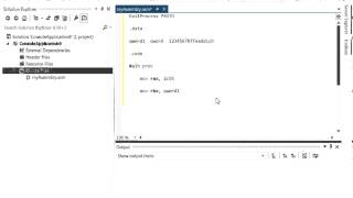 How to create a Visual Studio 2010, 2012, 2013 or 2015 64 bit Assembly language project.