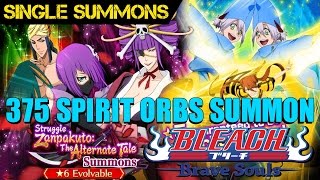 Bleach Brave Souls - 375 Spirit Orbs Summon Struggle Zanpakuto: The Alternate Tale