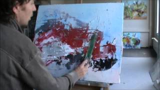Instructional. Learn To Paint Abstract Painting Intuitive by Jan van Oort
