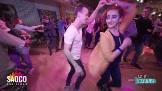 Sergey Vladimirovich and Diana Mironidis Salsa Dancing at Rostov For Fun Fest (Russia), Sun 03.11.19