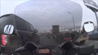 Мотоцик Ямаха Диверсия. Скорость, ускорение, прожиг по Москве.