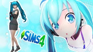 Sims 4 Create a Sim / Miku Hatsune