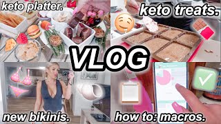 WEEKLY VLOG ? KETO FOOD & MAKING TREATS ? NEW BIKINIS ? HOW TO: MACROS ✅ JAZ HAND