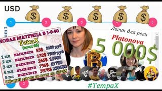 5000 $ за неделю. Холдинг 1-9-90  Галина Платонова