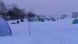 Зимняя рыбалка в Подмосковье 2019 На Кудиновском карьере