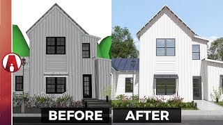 10 Tips for a REALISTIC EXTERIOR Rendering | Vray for Sketchup