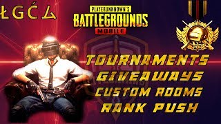 PUBG Mobile Pak/India - Custom Room - UC GiveAway - Tournaments - LIVE Gaming Pakistan
