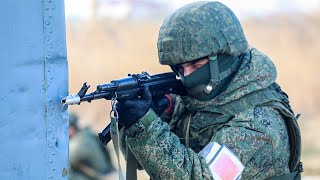 Отражение нападения условного противника морпехами КФл