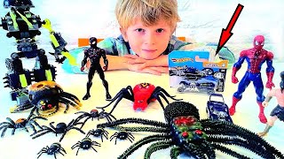 Игрушки машина Hot Wheels ПАУК или как спастись когда  Пауки АТАКУЮТ! Hot Wheels SPIDER CAR!