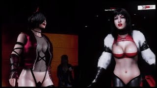 WWE 2k19 diva caws Alpha vs. Hero
