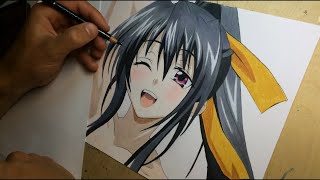 Drawing Akeno - High School DxD