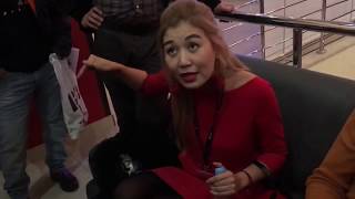 Hедорежиссер нацистского фильма 'Полет пули' Беата Бубенец на показе своего "шедевра" в Москве