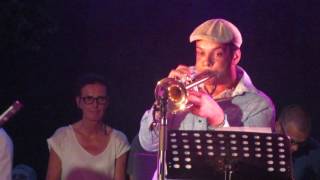 Trio In Bocca Al Lupo (Nardozza Finoulst & Gruarin) @ Jazz Op Het Plein - C-Mine Genk - 20/07/16