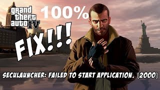 HOW TO FIX GTA 4 SECU LAUNCHER ERROR 100% SURE!!!