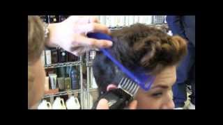 Very long to very short haircut Miley Cyrus inspired video