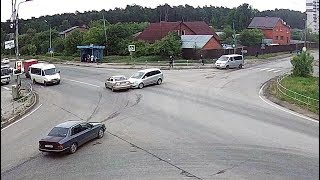 ДТП в Серпуховском районе. Не уступила дорогу... 06 июня 2017г.