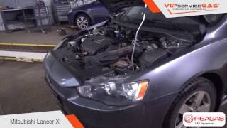 Mitsubishi Lancer X-Установка гбо 4 поколения