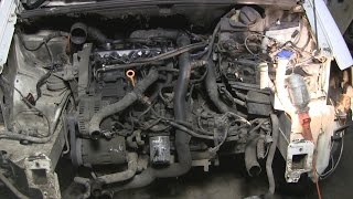 1.9 turbo diesel снятие двигателя часть 2