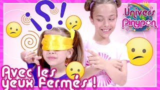 Nouveaux Pinypon LES YEUX FERMÉS ?? Lara et Mara relèvent un défi À L'AVEUGLE