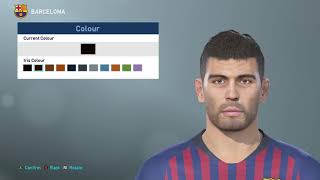 Guardiola PES 2019 face build + stats (classic player version)