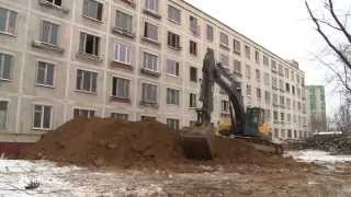 Снос дома по ул. Народного Ополчения, д.15, к.2 (5.2.2015)