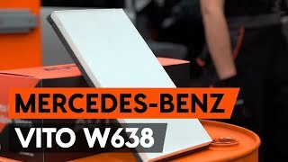 Как заменить салонный фильтр на MERCEDES-BENZ VITO 1 (W638) [ВИДЕОУРОК AUTODOC]