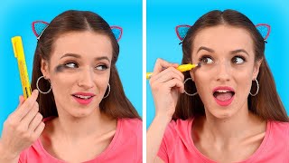TRIK MAKEUP JENIUS UNTUK RUTINITAS KECANTIKANMU || Trik Kecantikan untuk Cewek