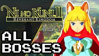 NI NO KUNI 2: All Bosses + Cutscenes