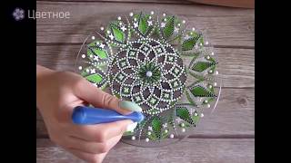 Набор для точечной росписи тарелки Black Plate