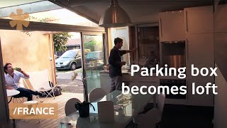 Maison garage: old parking as tiny home in Bordeaux, France
