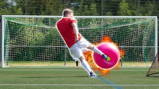 GYMNASTIKBALL FUßBALL CHALLENGE