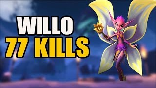 Paladins: Willo "77 KILLS" Gameplay! - PrinceDannyTV