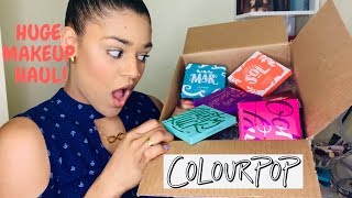 HUGE COLOURPOP MAKEUP HAUL !!! | NEW MAKEUP BY COLOURPOP
