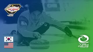 Korea v United States - Round-robin - 361º World Men's Curling Championship 2018