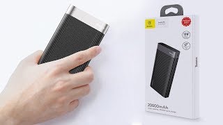 Baseus Parallel Power Bank 20000 mAh 18W USB Type-C PD + Quick Charge 3.0 QC 3.0 Ports