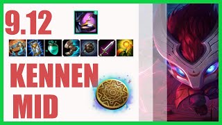 Kennen Mid Ranked Challenger Build 9.12 - KR Challenger