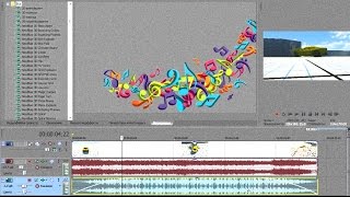 Как сделать затухание музыки в Sony Vegas Pro