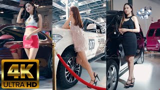 4K BeautyLeg #25 중국 레이싱모델 직캠 2019 China Auto Salon 改装车展 Racing Model fancam [车模]