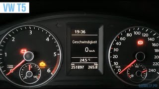 Крутилка спидометра на фольксваген T5. Volkswagen Transporter